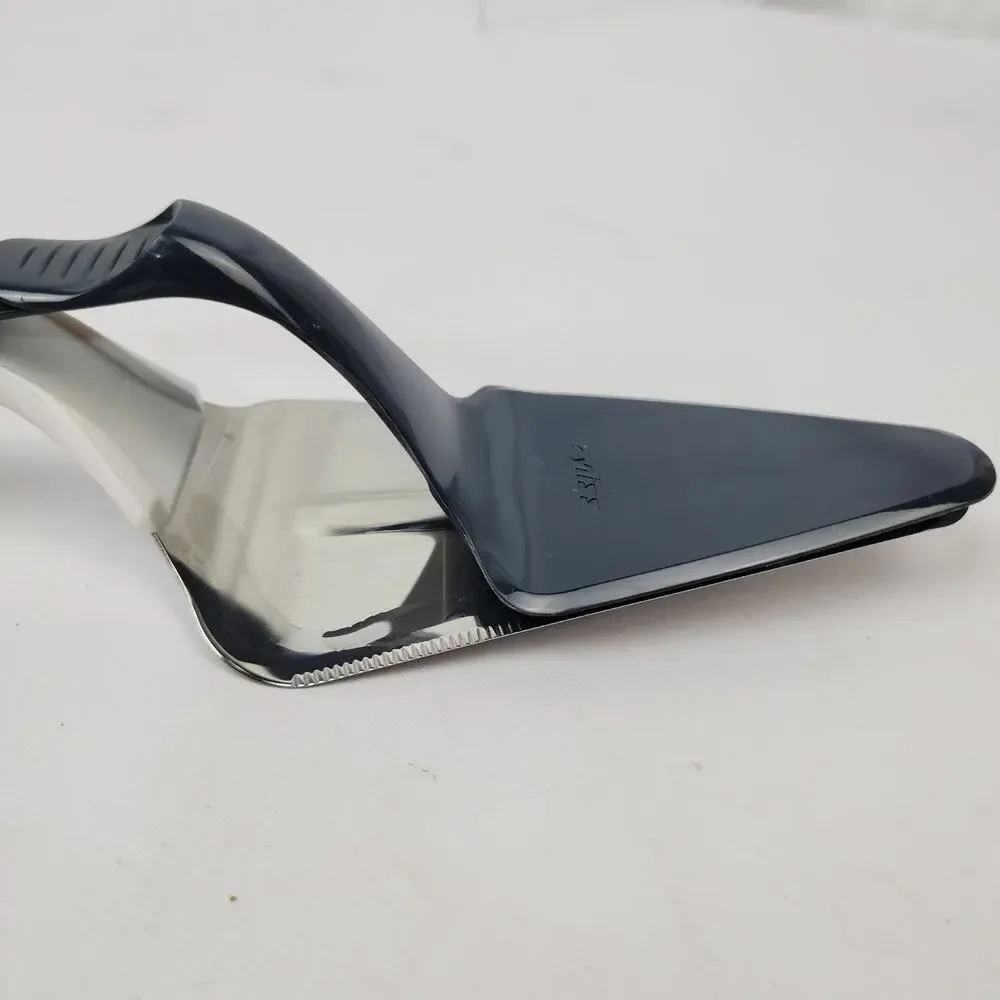 Zyliss Easy Serve Sliding Handle Cake / Pie Server Black White & Stainless